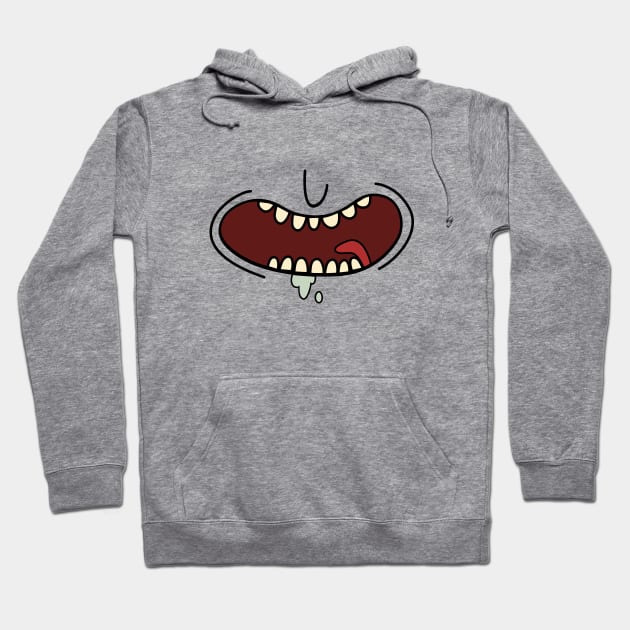 funny smile face mask Hoodie by walterorlandi